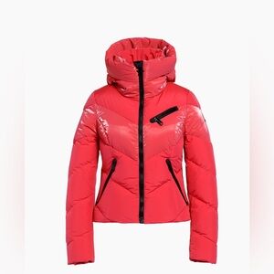Goldbergh Moraine red down ski jacket size 34 4 XS
